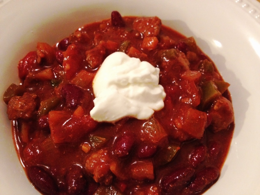 Slow Cooker Sweet and Spicy Chili